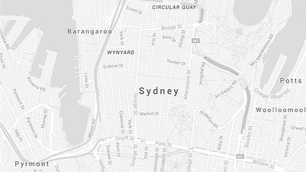 North Sydney Map